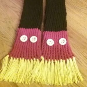 Mickey mouse beanie and scarf